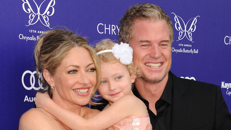 Rebecca Gayheart and Eric Dane with their kids at an event