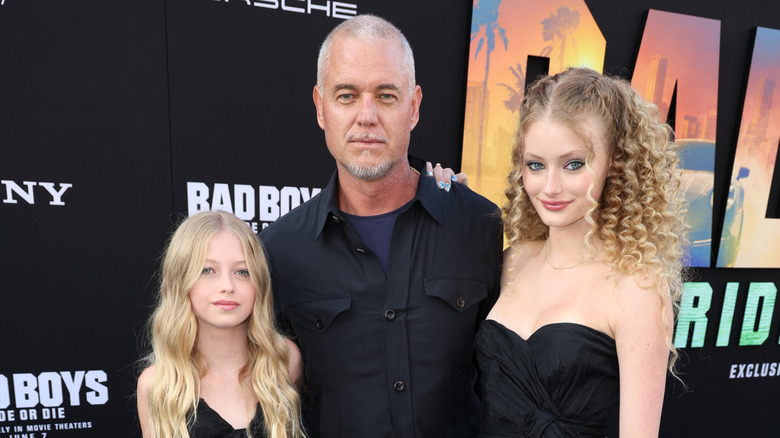 Georgia Dane, Eric Dane, and Billie Dane posing at a premiere