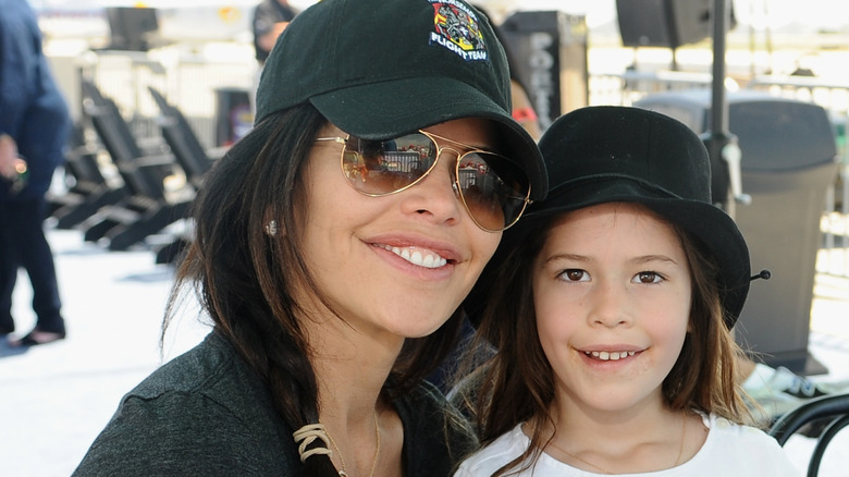 Lauren Sánchez with a young Ella Whitesell