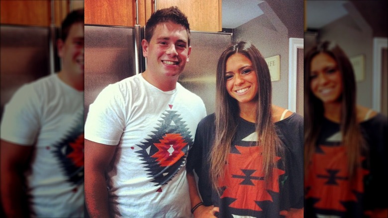 Larry Jr. Caputo and Victoria Caputo smiling