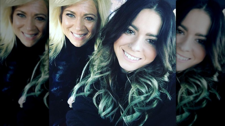 Victoria Caputo and Theresa Caputo smiling