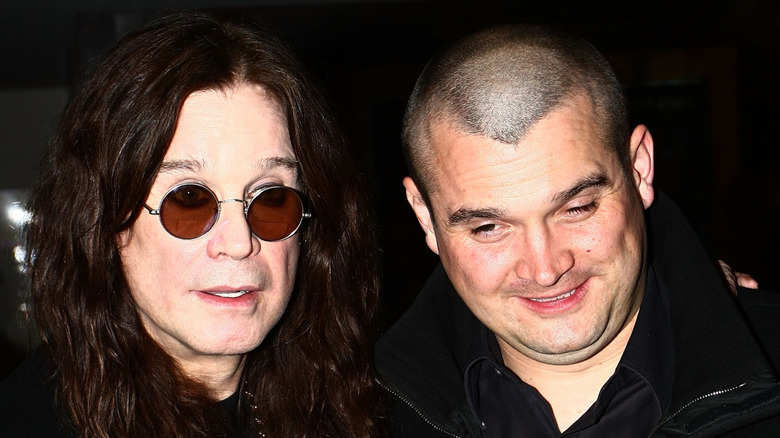 Ozzy Osbourne and Louis Osbourne in Dublin