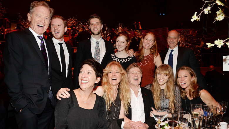 Robert Redford and his family at the 2015 Chaplin Award Gala