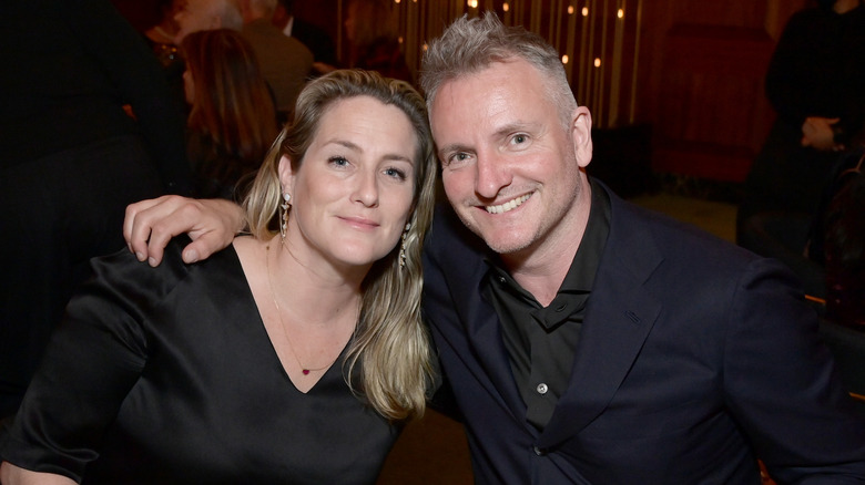 Joe Sumner posing with his wife Katie