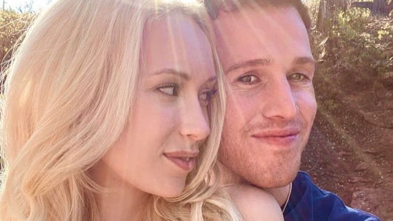 Sean and Niamh McEnroe in a romantic shot in the sun