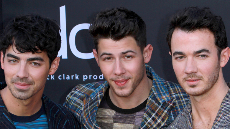 Jonas Brothers smiling