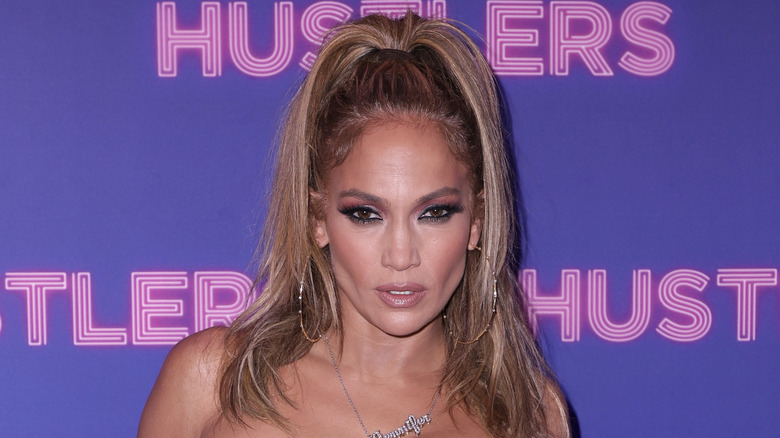 Jennifer Lopez at "Hustlers" premiere