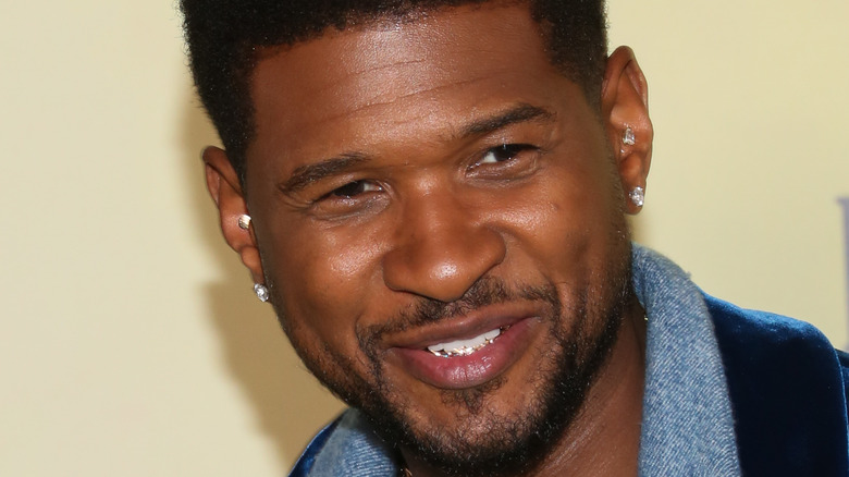 Usher smiling