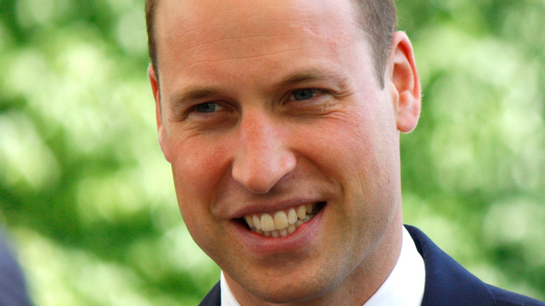Prince William smiling in Berlin, Germany