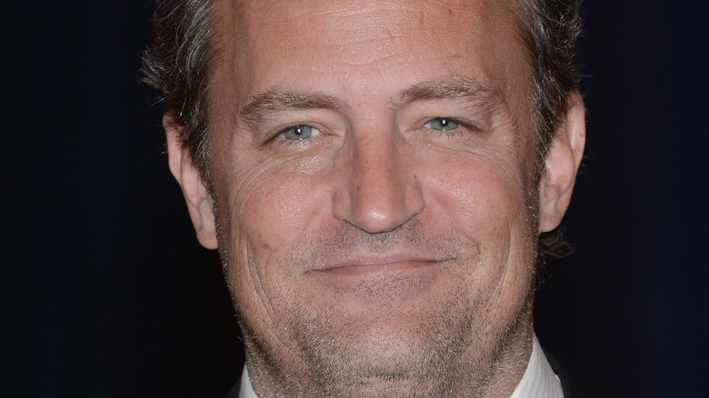 Matthew Perry smiling