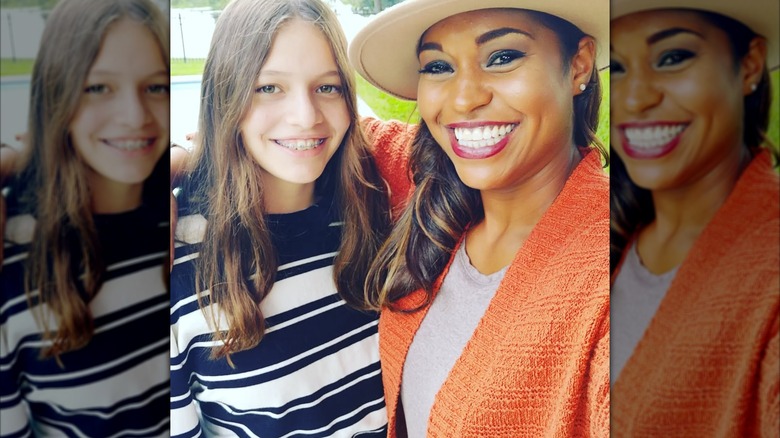 Mika Kleinschmidt and Jade smiling together