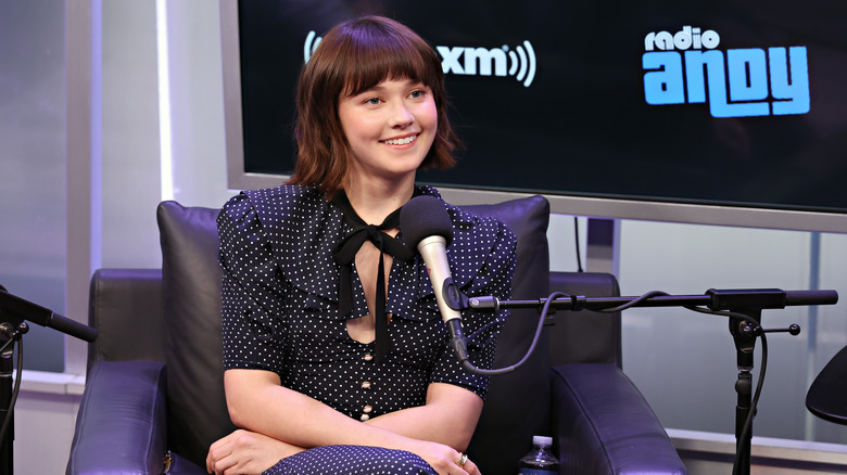 Cailee Spaeny smiles during interview