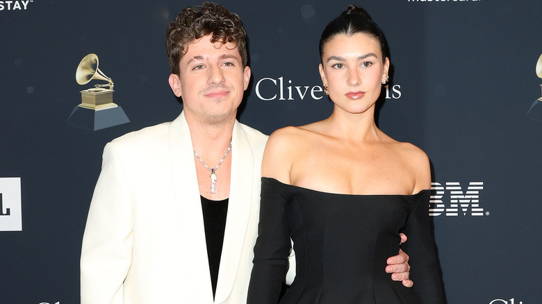 Charlie Puth and Brooke Sansone on the red carpet