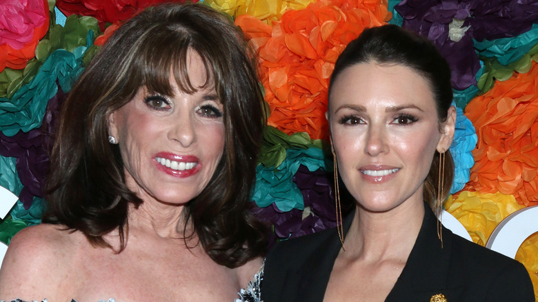 Kate Linder and Elizabeth Hendrickson smiling