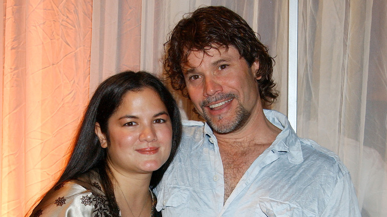 Kelly Moneymaker and Peter Reckell smiling