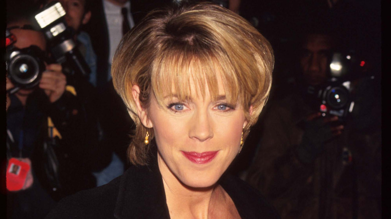 Deborah Norville looking pensive at an event in 1995