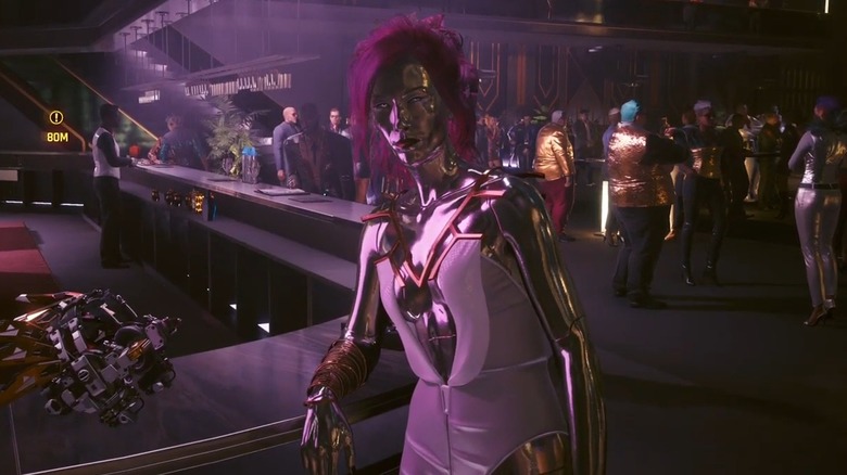 Lizzy Wizzy, Grimes' cybernetic popstar in Cyberpunk 2077