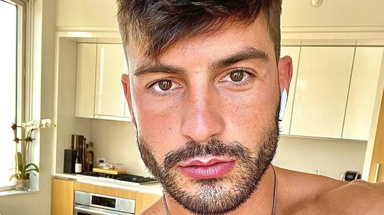 FBoy Island star Chris Gillis takes a selfie