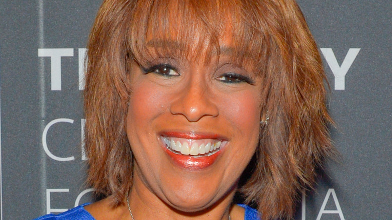 Gayle King on the red carpet