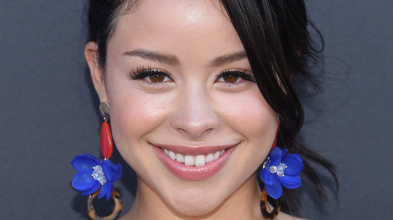 Cierra Ramirez in flower earrings