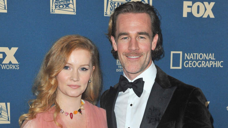 Kimberly Van Der Beek and James Van Der Beek on the red carpet