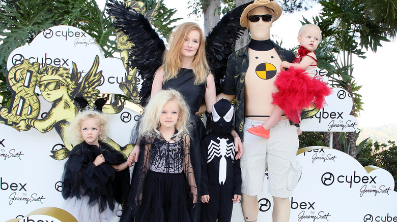 The Van Der Beek family in costume