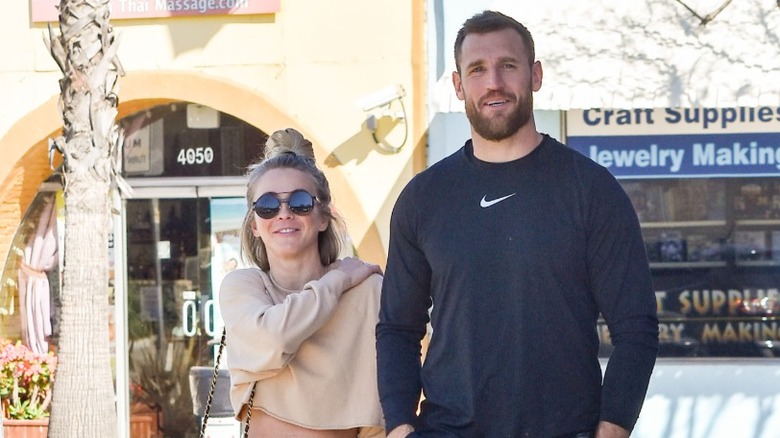 Julianne Hough and Brooks Laich out walking around together the year they got divorced