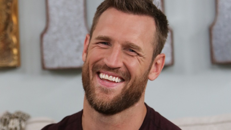 A closeup of Brooks Laich smiling