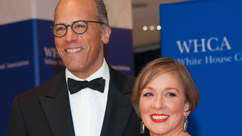 Lester Holt and Carol Hagen-Holt