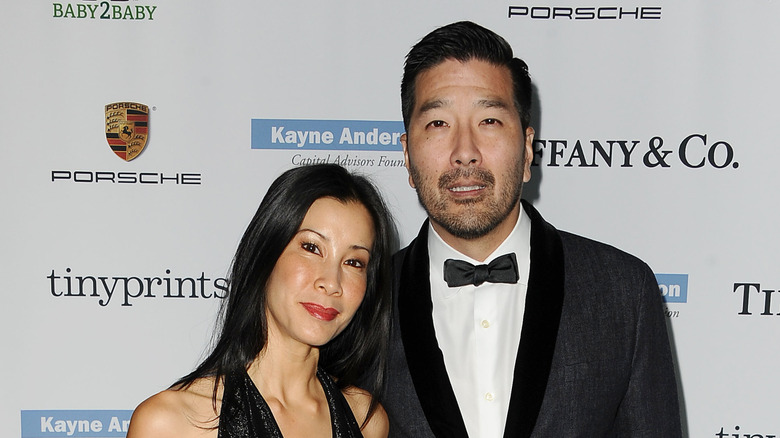 Lisa Ling and Paul Song posing at an event