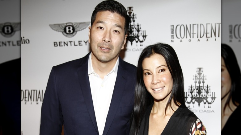 Lisa Ling and Paul Song posing at an event