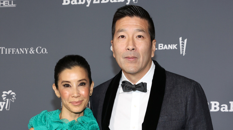 Lisa Ling and Paul Song posing at an event