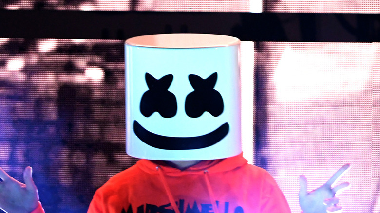 Marshmello performing at an event