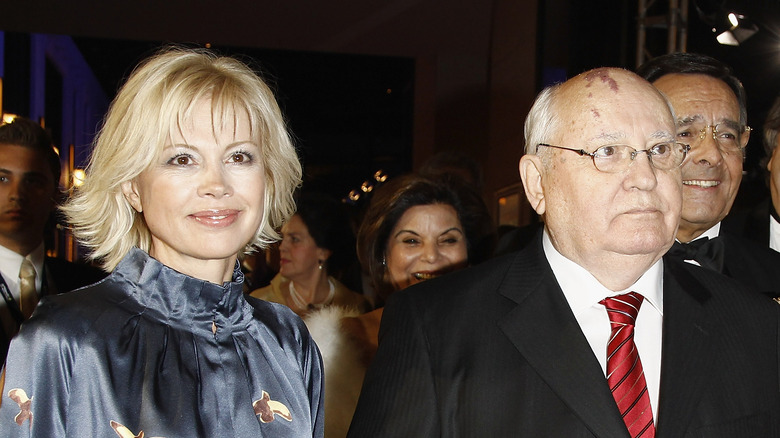 Irina Virganskaya and Mikhail Gorbachev in 2011