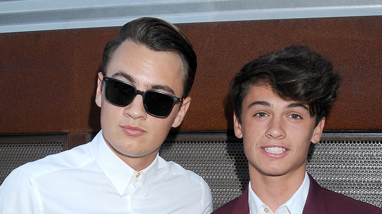 Dylan Jagger Lee and Brandon Thomas Lee smiling at The Hidden Heroes Gala in 2015