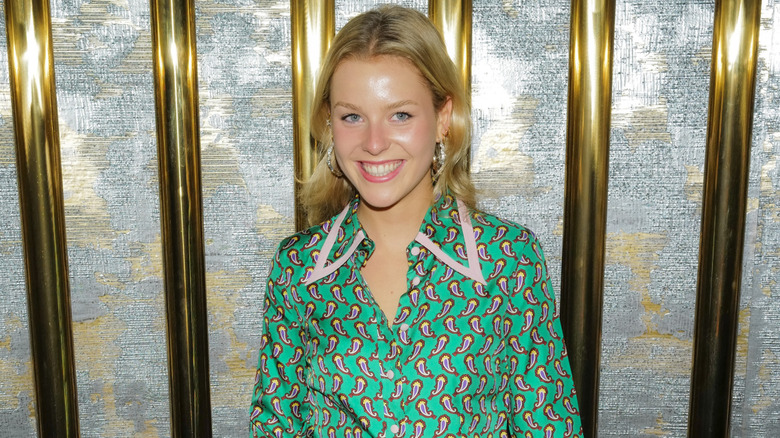 Lady Margarita Armstrong-Jones smiling at event