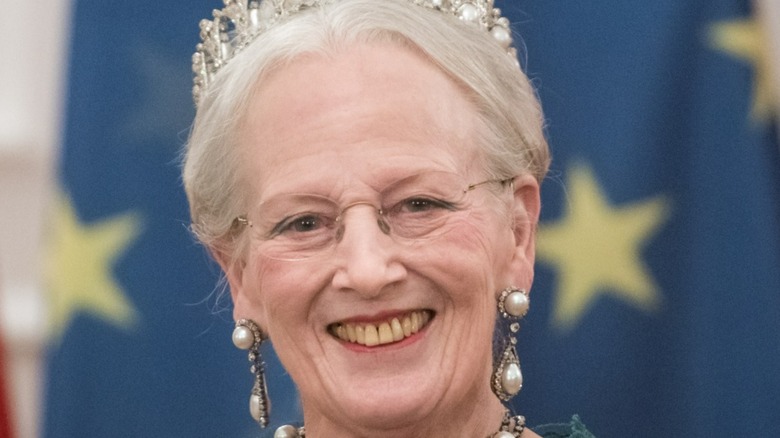 Queen Margrethe smiling