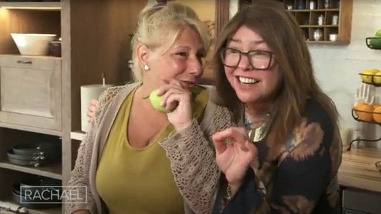 Maria Betar and Rachael Ray talking and laughing