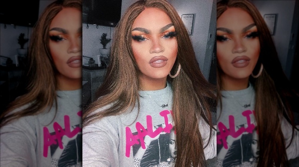 Olivia Lux in glamorous selfie
