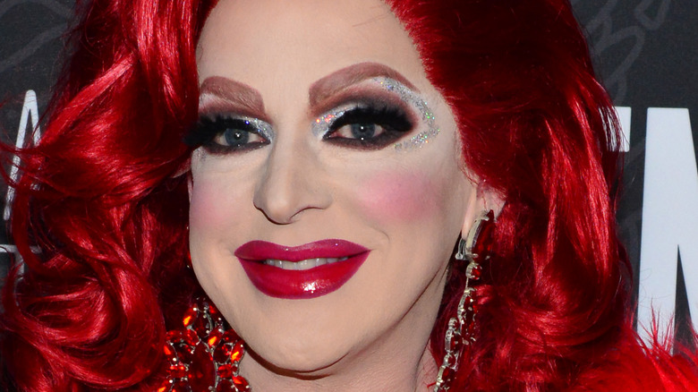 Pandora Boxx in red wig