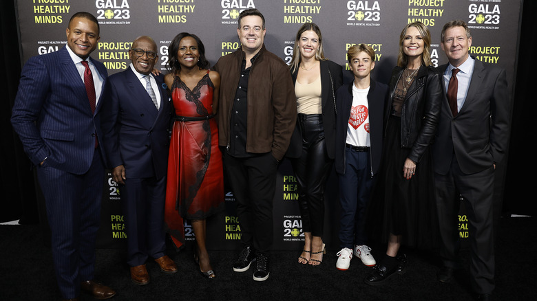 Michael Feldman with the cast of "Today"