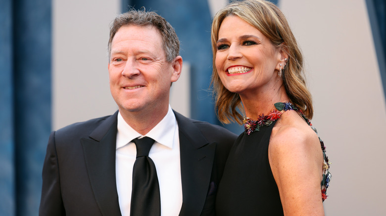 Mike Feldman and Savannah Guthrie close-up