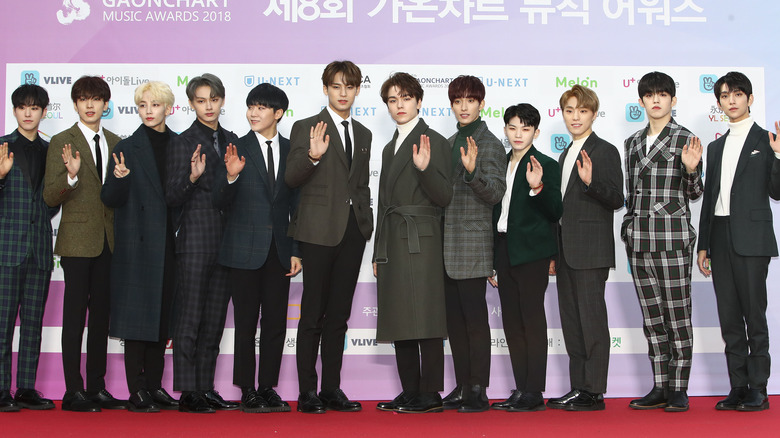 Seventeen waving