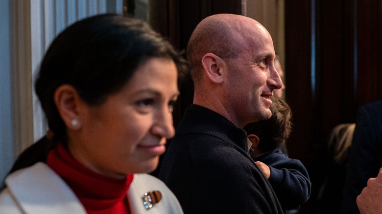 Katie and Stephen Miller in the White House in 2025