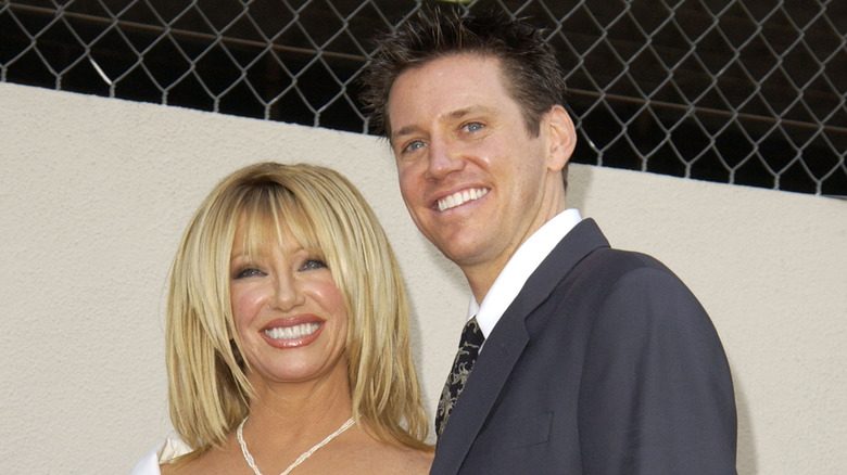 Suzanne Somers and Bruce Somers Jr.
