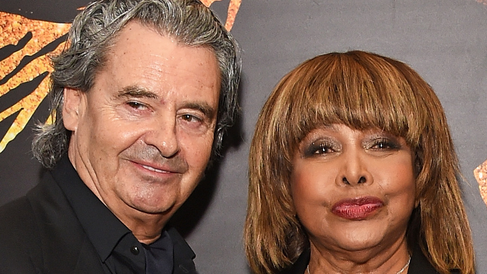 Tina Turner and Erwin Bach at event