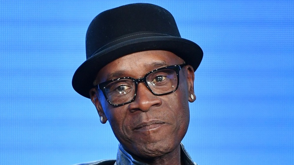 Don Cheadle hat and glasses