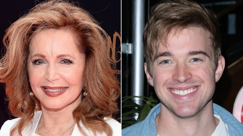 DOOL stars Suzanne Rogers and Chandler Massey smile at events.