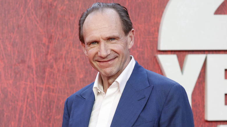 Ralph Fiennes smiling