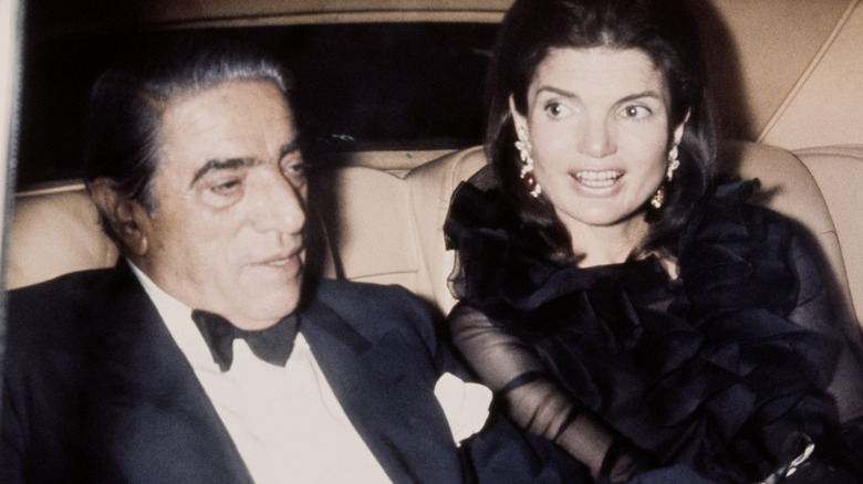 Jackie Kennedy and husband Aristotle Onassis